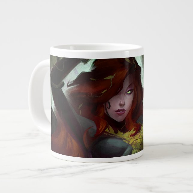Infinite Crisis Poison Ivy Illustration Giant Coffee Mug (Front Left)