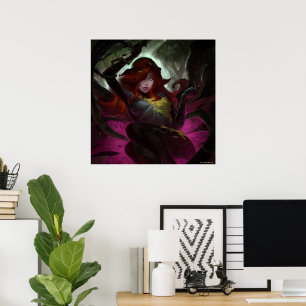 Infinite Crisis Poison Ivy Illustration Poster