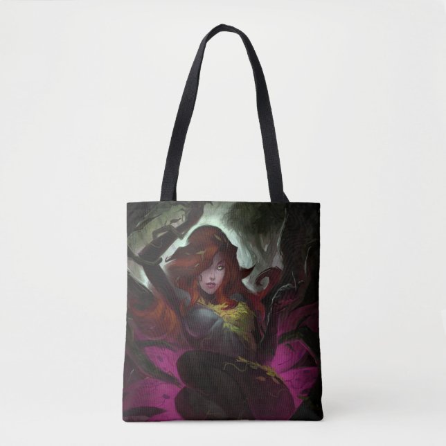 Infinite Crisis Poison Ivy Illustration Tote Bag (Front)