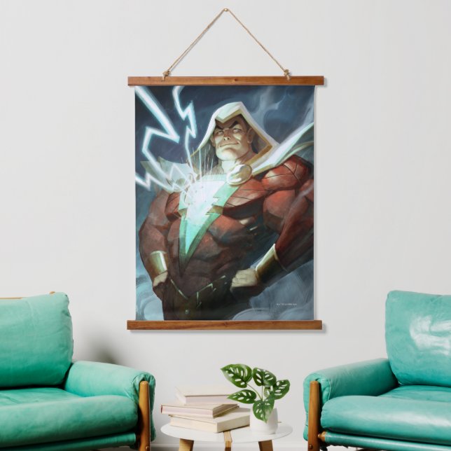 Infinite Crisis Shazam Illustration Hanging Tapestry (Living Room)