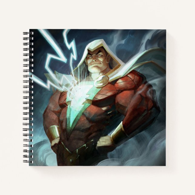 Infinite Crisis Shazam Illustration Notebook (Front)