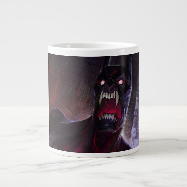 Infinite Crisis Vampire Batman Illustration Giant Coffee Mug (Front)