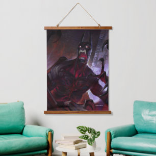 Infinite Crisis Vampire Batman Illustration Hanging Tapestry