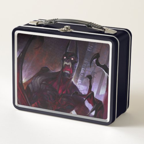 Infinite Crisis Vampire Batman Illustration Metal Lunch Box