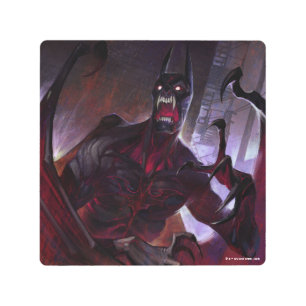 Infinite Crisis Vampire Batman Illustration Metal Print