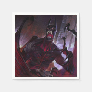 Infinite Crisis Vampire Batman Illustration Napkins