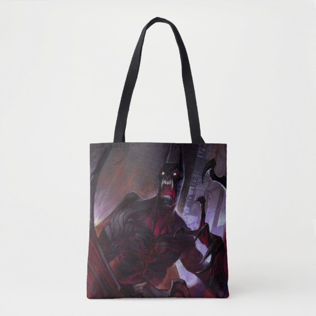 Infinite Crisis Vampire Batman Illustration Tote Bag (Front)