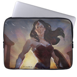 Infinite Crisis Wonder Woman Illustration Laptop Sleeve