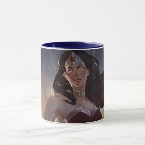 Infinite Crisis Wonder Woman Illustration Mug