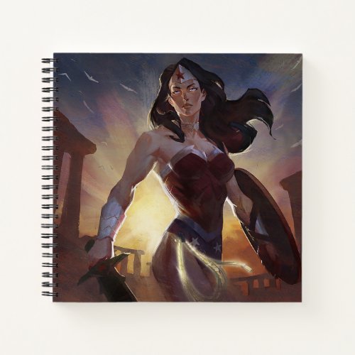 Infinite Crisis Wonder Woman Illustration Notebook