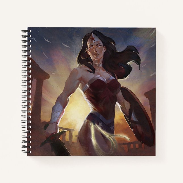 Infinite Crisis Wonder Woman Illustration Notebook (Front)