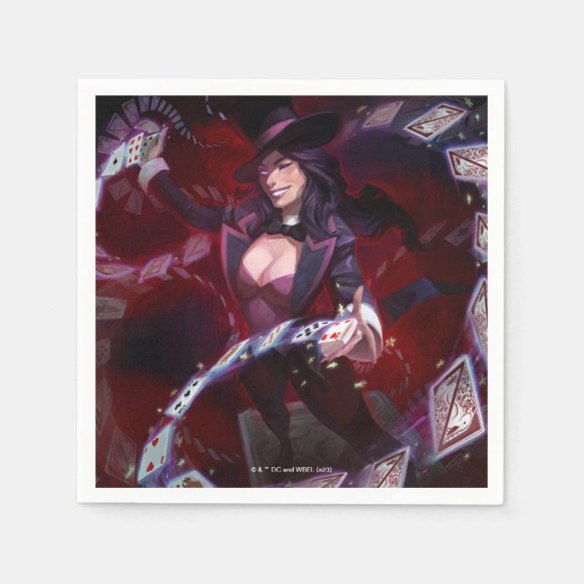 Infinite Crisis Zatanna Illustration Napkins (Front)