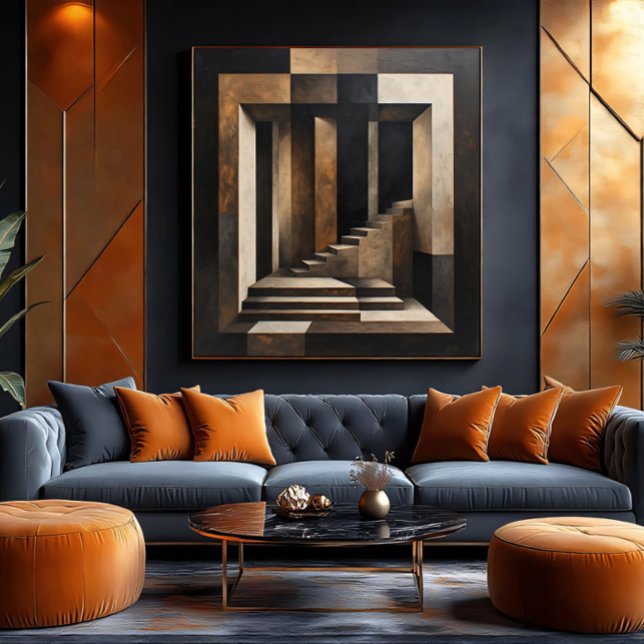 Infinite Descent Canvas Print (Creator Uploaded)
