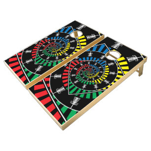 Infinite Disc Golf Baskets Cornhole Set