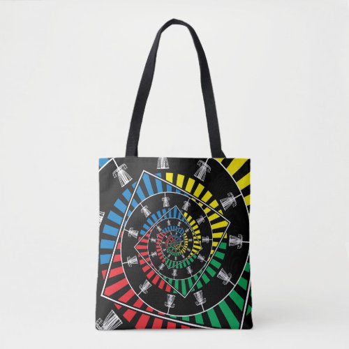 Infinite Disc Golf Baskets Tote Bag