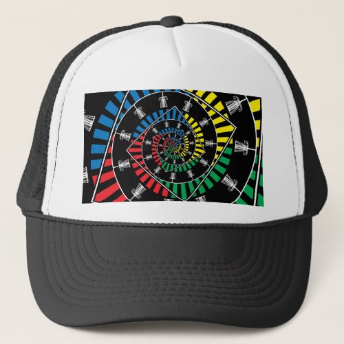 Infinite Disc Golf Baskets Trucker Hat