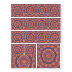 Infinite Diversities Mandala Temporary Tattoos