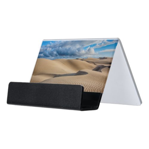 Infinite Dunes Desk Business Card Holder
