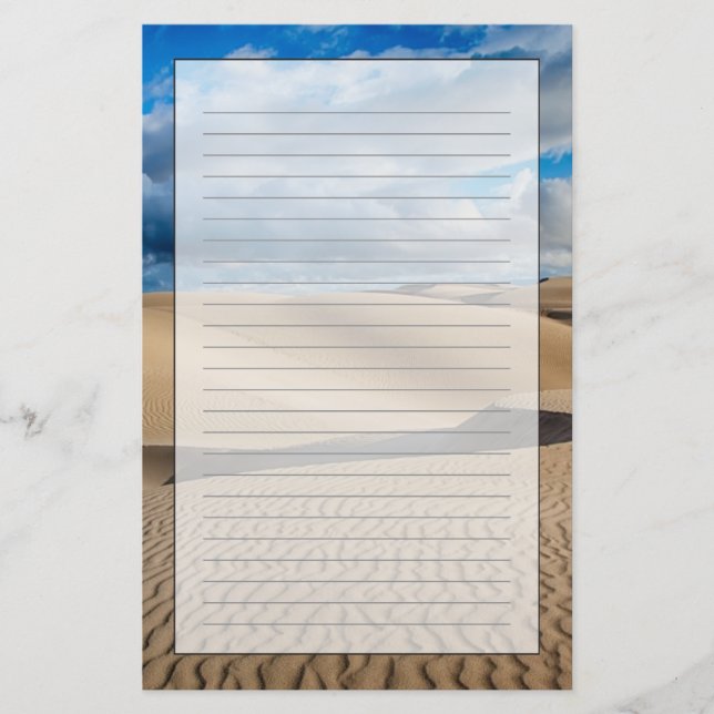 Infinite Dunes Stationery (Front)
