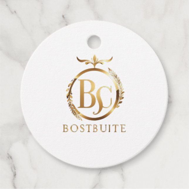  Infinite Elegance Favor Tags (Front)