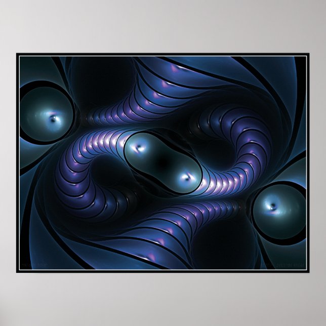 Infinite Giger Poster (blue) (Front)