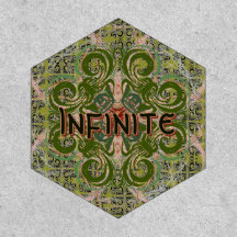 Infinite - Green Abstract by Alexandra Cook