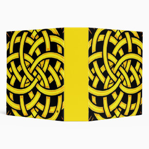 Infinite Harmony: Sacred Mandala Celtic Symbol Art 3 Ring Binder