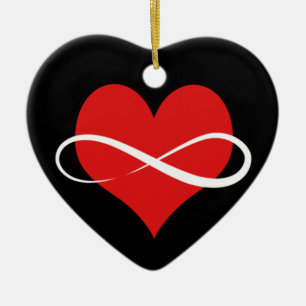 Infinite Heart Ceramic Ornament