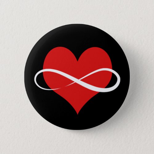 Infinite Heart Pinback Button
