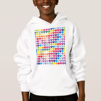 Infinite Hearts Colorful Design Hoodie