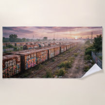 Infinite Journey Urban Ruins Graffiti Train  