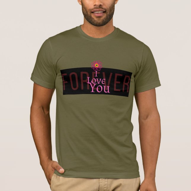 Infinite Love – Atomic Heart Romantic Design T-Shirt (Front)