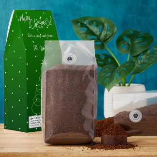 Infinite Love Christmas Tree-Green-Editable Text- Roasted Coffee