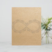 Infinite Love Dog Paw Print (Standing Front)