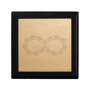 Infinite Love Dog Paw Print Gift Box