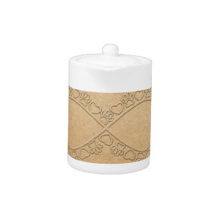 Infinite Love Dog Paw Print Teapot