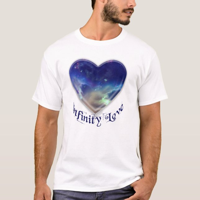 Infinite Love - Galaxy Heart T-Shirt (Front)
