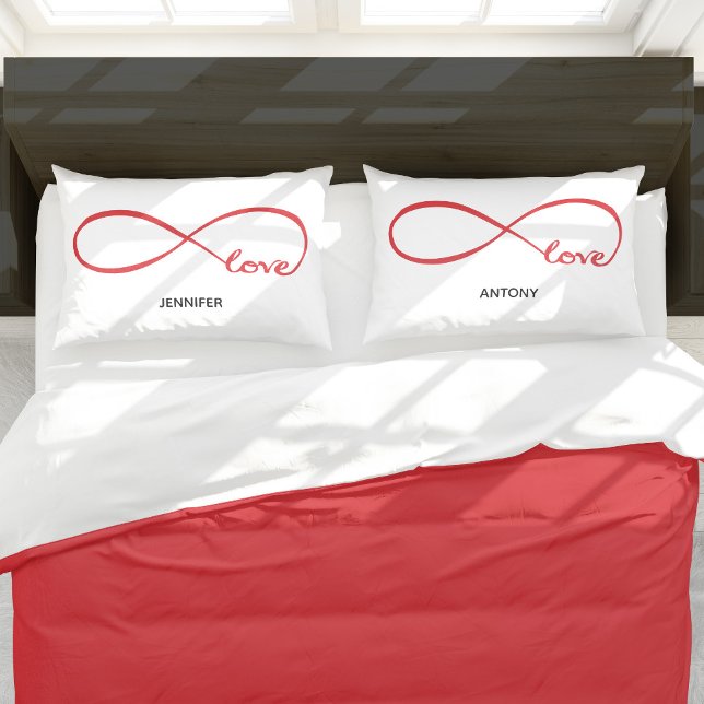 Infinite Love His and Hers Pillowcase (Creator Uploaded)