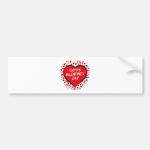 Infinite Love on Valentines Day Bumper Sticker