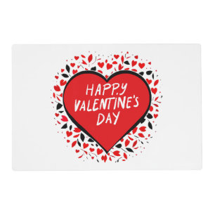 Infinite Love on Valentine's Day Placemat