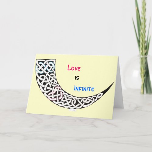 Infinite Love Valentines Day card