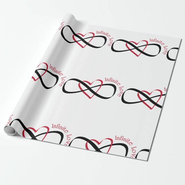 Infinite Love Wrapping Paper (Unrolled)
