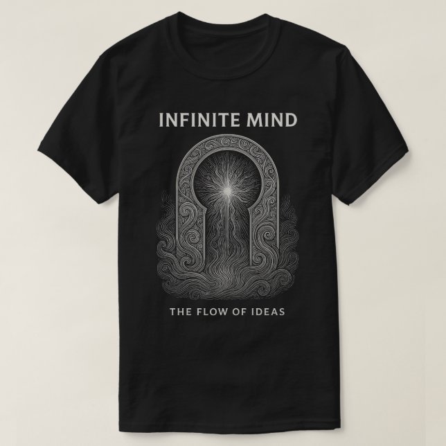INFINITE MIND – The Flow of Ideas T-Shirt (Design Front)