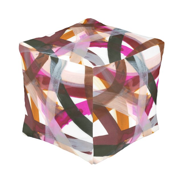 Infinite Path II Pouf (Angled Front)