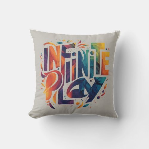 Infinite Play Throw Pillow