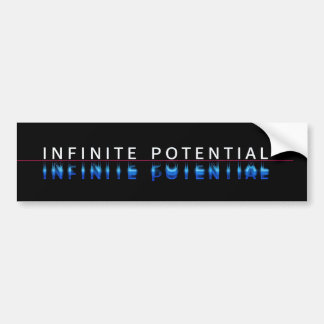 Infinite Potential Glitch Bumper Sticker
