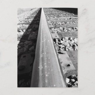 Infinite Rail Track Postcard