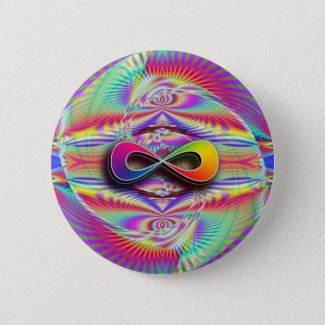 Infinite Rainbow Button