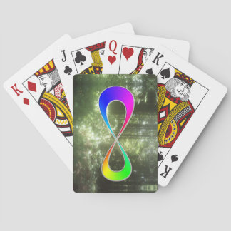 Infinite rainbow Forest Poker Cards
