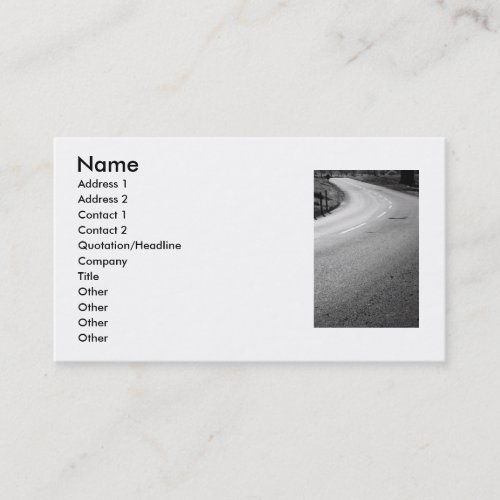 Infinite Road Business Card